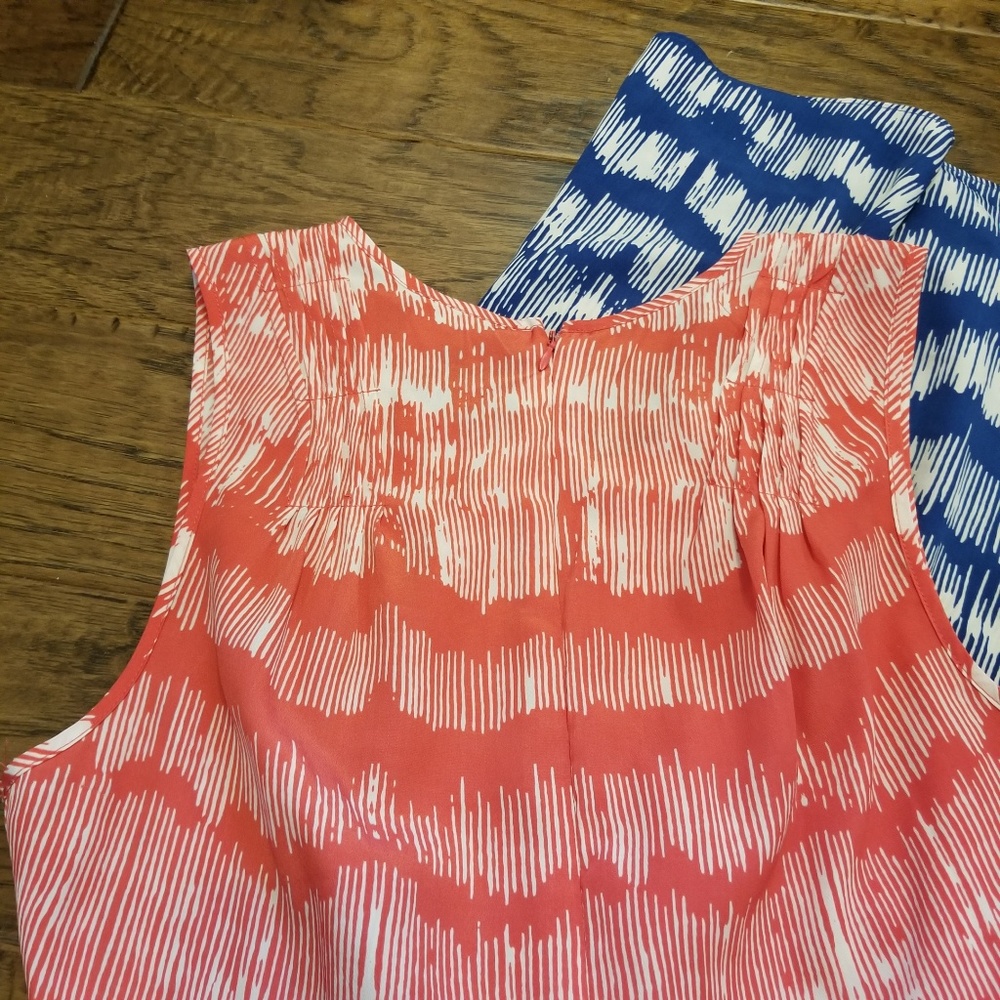 Harper and Gray Red White and Blue Dress - M - EUC - Picture 2 of 5